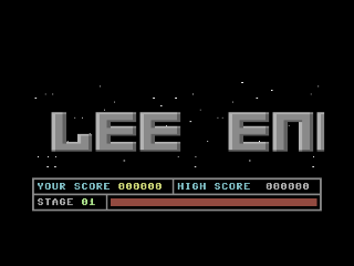 Space Ace title screen for Commodore 64